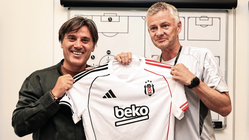Vincenzo Montella ile Ole Gunnar Solskjaer arasında görüş alış verişi