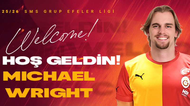 Galatasaray HDI Sigorta Erkek Voleybol Takımı, ABD'li Michael Wright'ı kadrosuna kattı