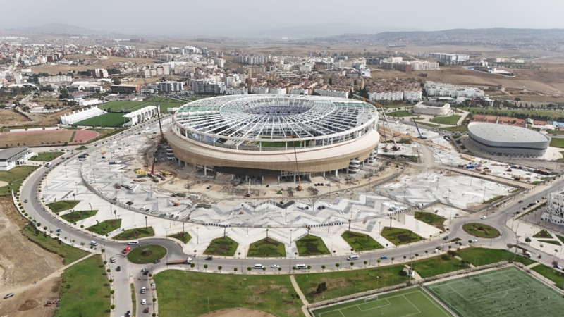 2030 Dünya Kupası’nda kullanılacak Grand Stade de Tanger Stadyumu yenilendi