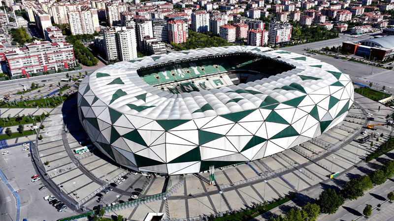 Konya stadyumu milli maç heyecanına hazır