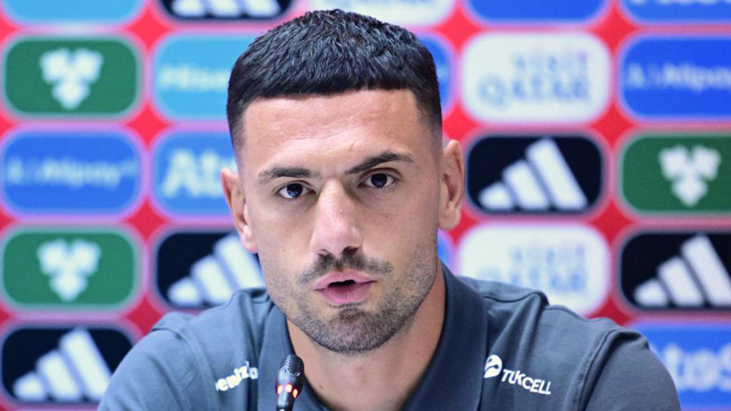Merih Demiral, Gürcistan maçı öncesi düzenlenen basın toplantısında açıklamalarda bulundu