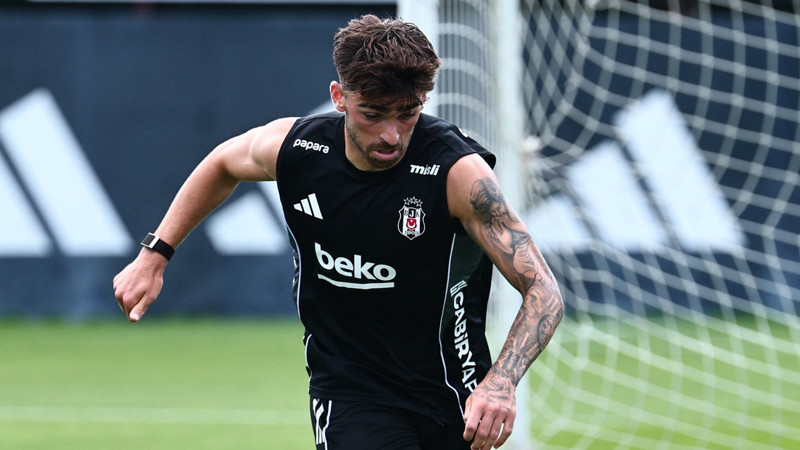 Beşiktaş'ın yeni transferi Jota Silva ilk antrenmanına çıktı