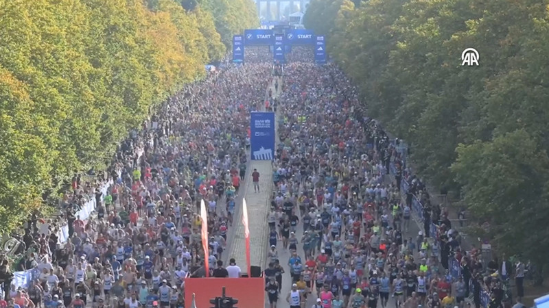Almanya'da 51. BMW Berlin Maratonu koşuldu