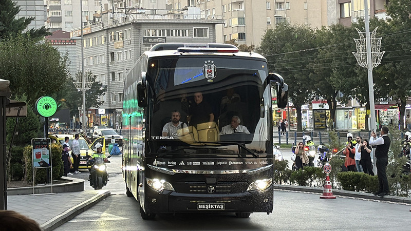 Beşiktaş kafilesi, Kayseri'ye geldi