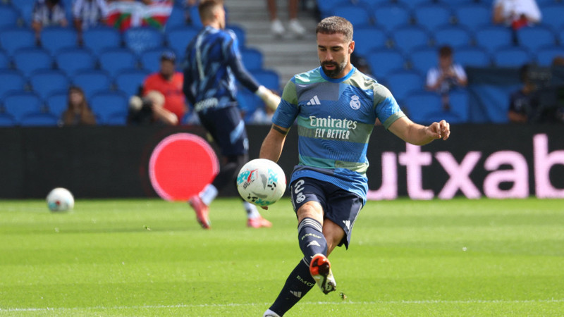 Real Madrid'de Dani Carvajal sakatlık geçirdi