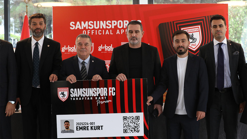 Samsunspor, mobil uygulama ve taraftar kartını tanıttı