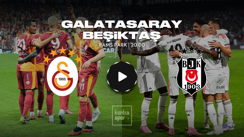 CANLI İZLE 🔴 | Galatasaray - Beşiktaş derbi maçı ne zaman? GS - BJK maçı saat kaçta ve hangi kanalda?