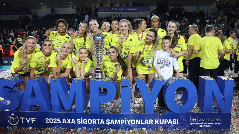 Fenerbahçe Medicana, Voleybol Kadınlar Şampiyonlar Kupası'nı aldı