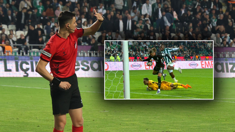 Konyaspor - Beşiktaş maçının VAR kayıtları açıklandı! Abraham'ın iptal edilen golü...