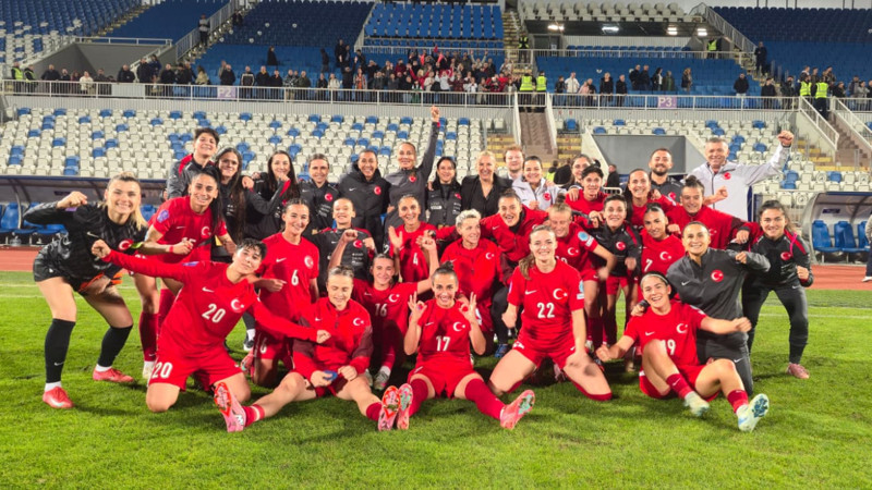 A Milli Kadın Futbol Takımı, Kosova'yı 4-0 mağlup etti