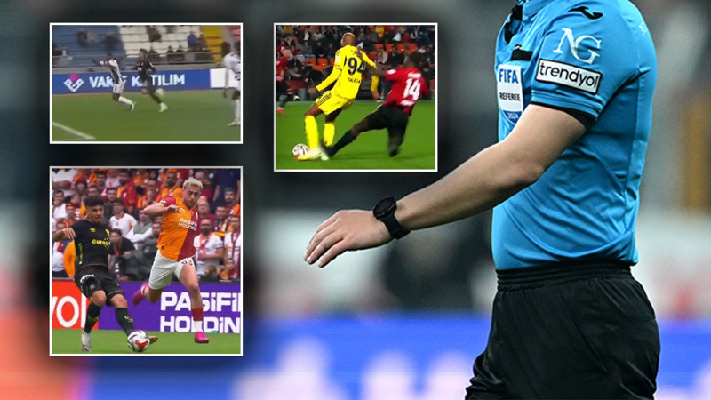 Süper Lig'de 10. haftanın VAR kayıtları yayınlandı!