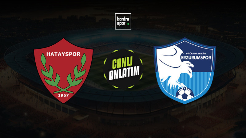 Hatayspor - Erzurumspor maçı ne zaman? Saat kaçta ve hangi kanalda canlı yayınlanacak? | Trendyol 1. Lig