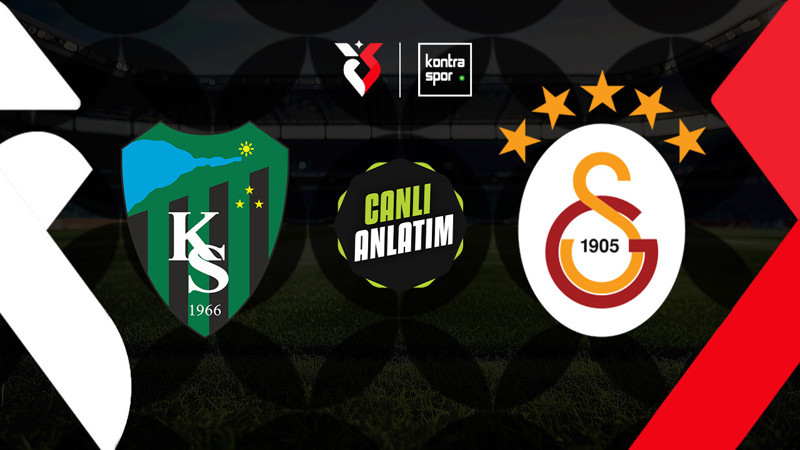 CANLI 🔴 | Kocaelispor - Galatasaray maçı ne zaman? Saat kaçta ve hangi kanalda canlı yayınlanacak? (Trendyol Süper Lig)