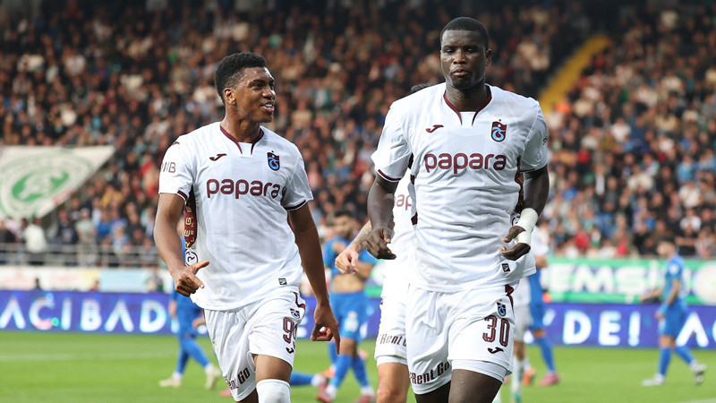 Trabzonspor'da Paul Onuachu ve Felipe Augusto gol yollarında zirvede