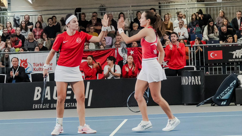 A Milli Kadın Tenis Takımı, Billie Jean King Kupası'nda Almanya'yı yendi