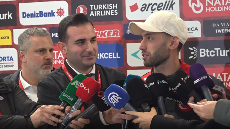 Kaptan Hakan Çalhanoğlu, Bulgaristan maçı sonrası soruları yanıtladı