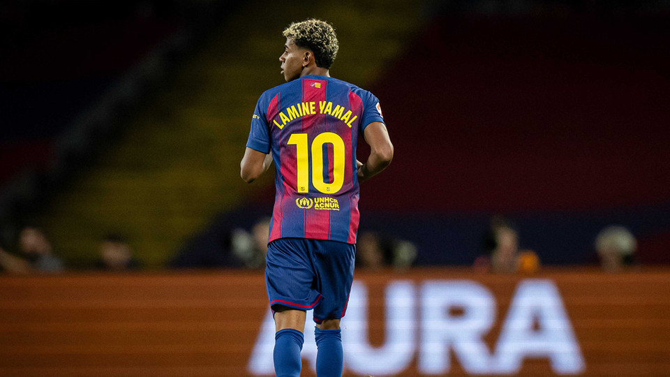 Lamine Yamal'dan basketbol şov