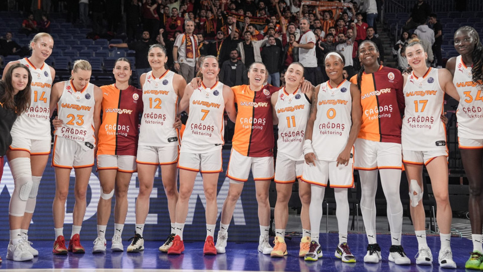 Galatasaray, Avrupa'da 50 sayı farkla kazandı